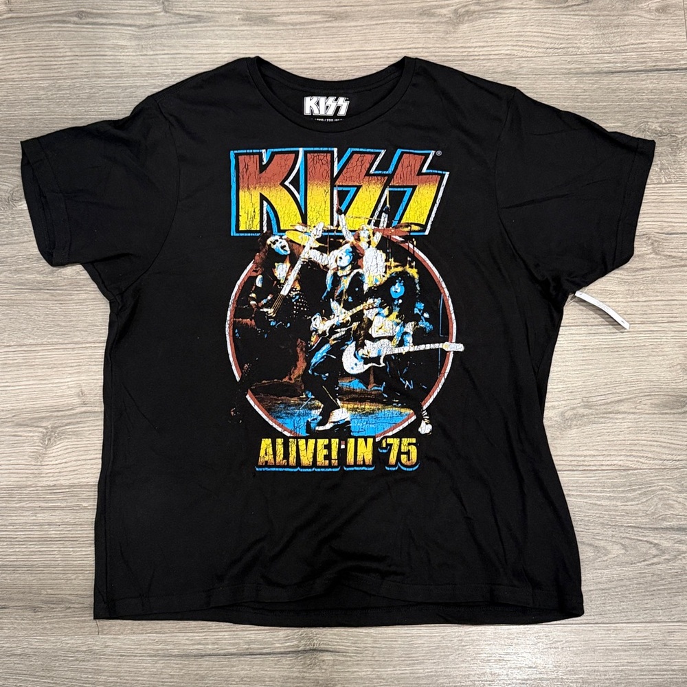 KISS Alive! In ‘75 Band Tee Shirt Men’s Size XXL